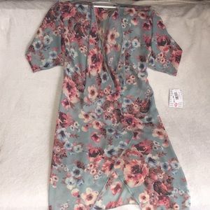 Small sheer Shirley, beautiful blue and pink NWT